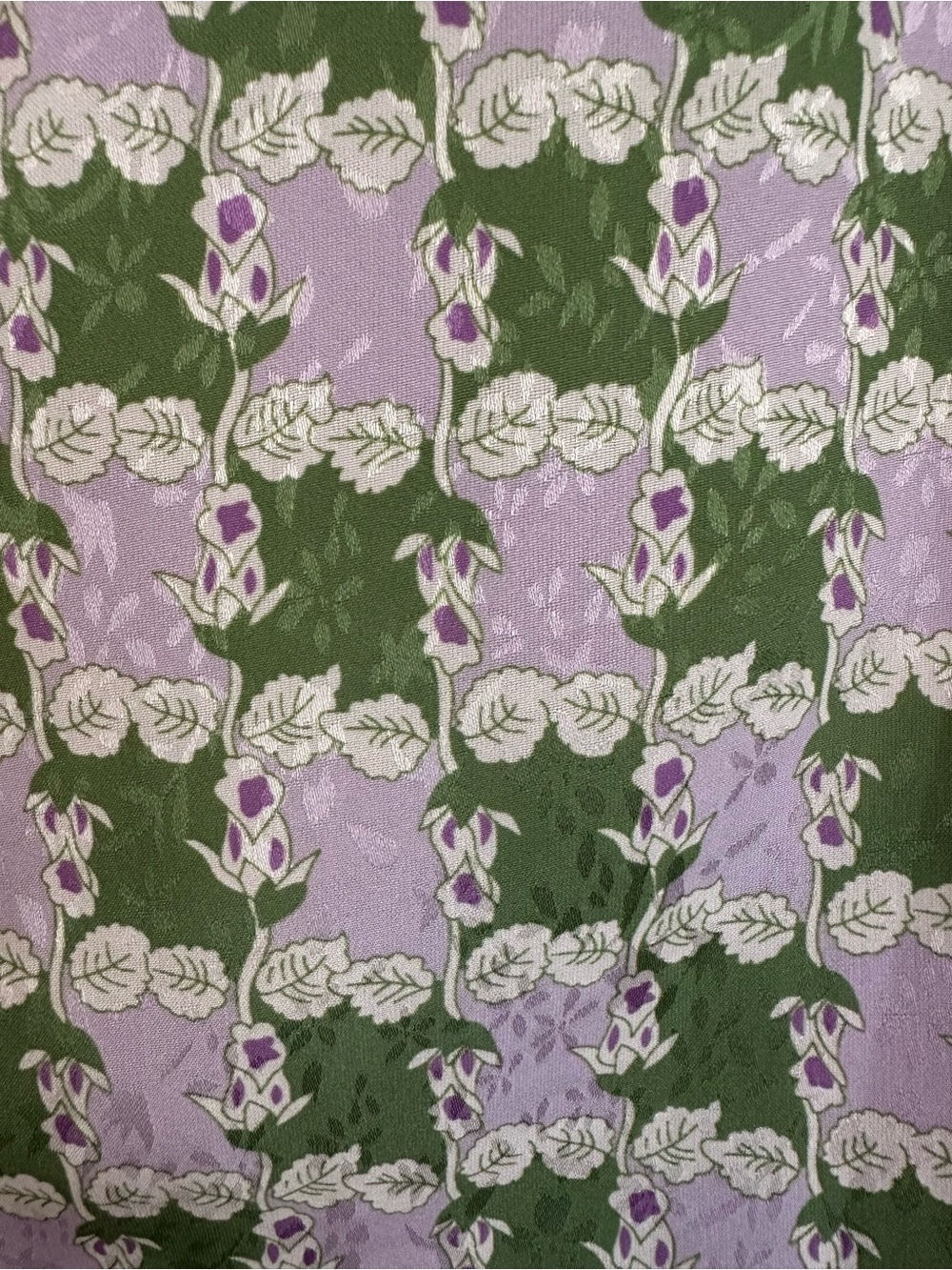 English Factory Wide Leg Pants Green Purple Floral Geo Print Pull On Women’s M